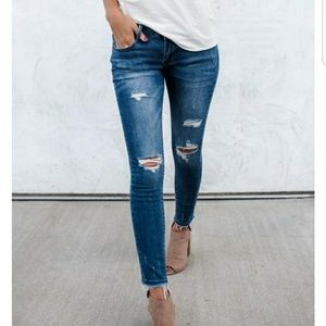 Cropped skinny jeans from Vici Boutique